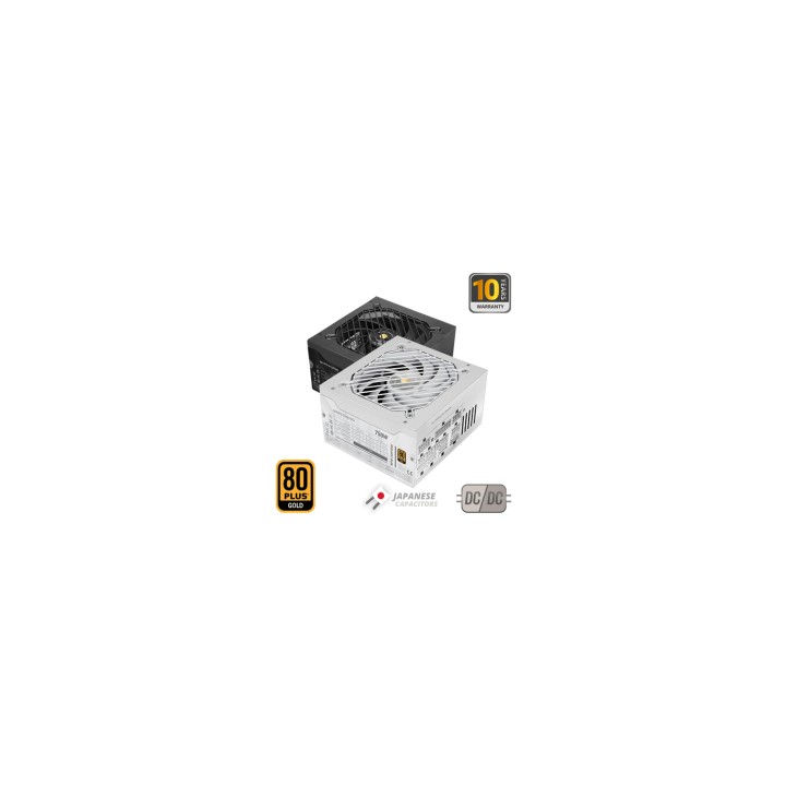 Mars Gaming MPB750PSI unidad de fuente de alimentación 750 W 24-pin ATX ATX Blanco