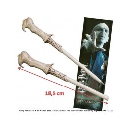 Boligrafo Varita y Marca páginas Voldemort