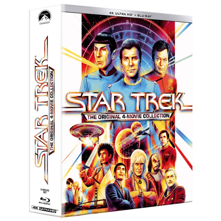 Star Trek The Original 4-Movie Collection (4 UHD + 4 BD) - BD