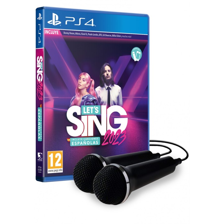 Lets Sing 2023 + Canciones españolas + 2 Micros