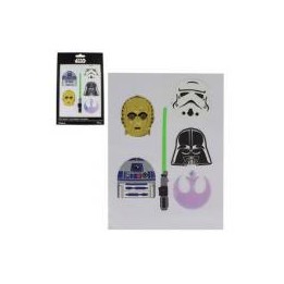 Star Wars - Pegatinas - Personajes Set De 6