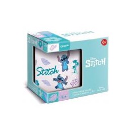 Lilo y Stitch taza ceramica hojas 325ml