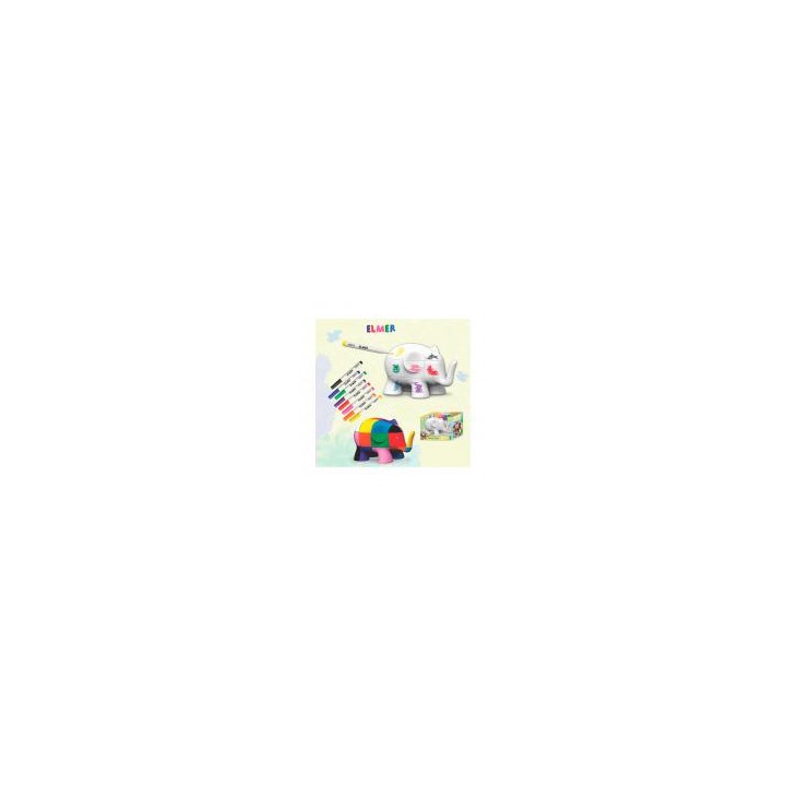 Elmer - Hucha - Elmer Coloring Money Box