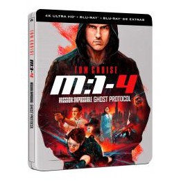 Mision Imposible 4 - Protocolo Fantasma (Steelbook 4K UHD) - BD
