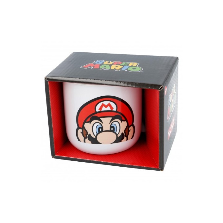 Taza Desayuno Mario Bros 410 ml