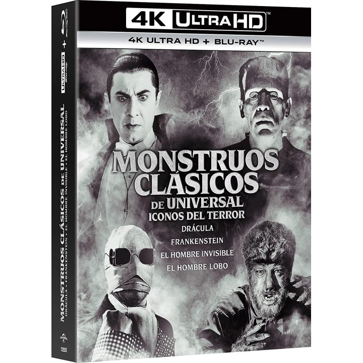 Monstruos clásicos Pack (4K UHD + BD) - BD