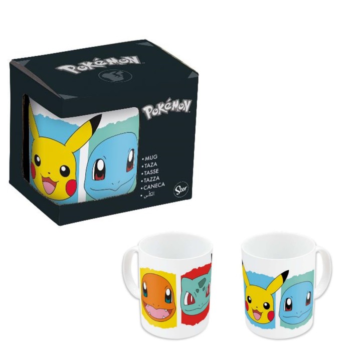 Taza de cerámica de Pokémon 325 ml en caja regalo