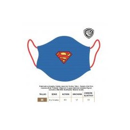 Mascarilla Logo Superman Cadete M
