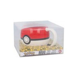Taza 3D Pokémon Pokeball En Caja