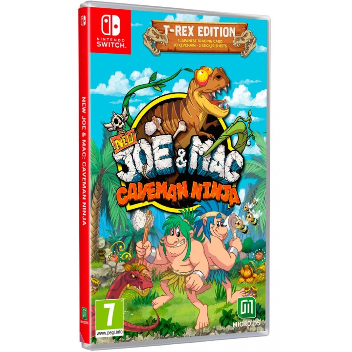 New Joe and Mac - Caveman Ninja T-Rex EditionTCH