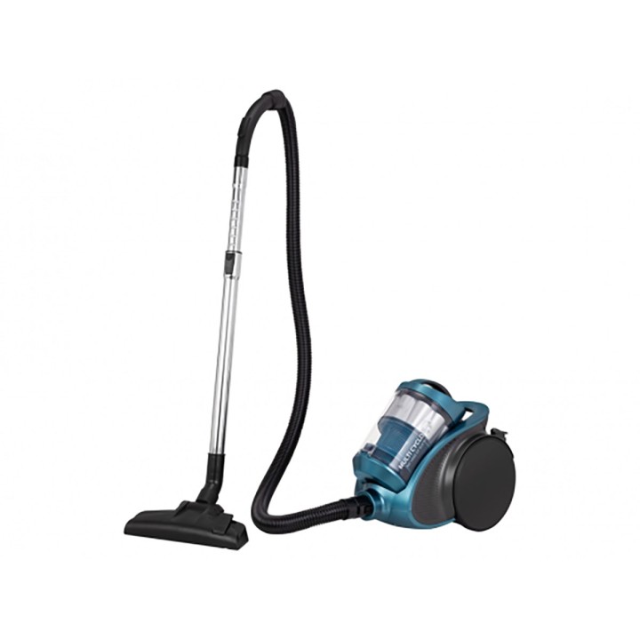 Kubo Aspiradora sin Bolsa Filtro HEPA, 4 Accesorios, Cepillo Animales Incluido, 700 W, 2.5 litros, 79 Decibeles, Quetzal Verde