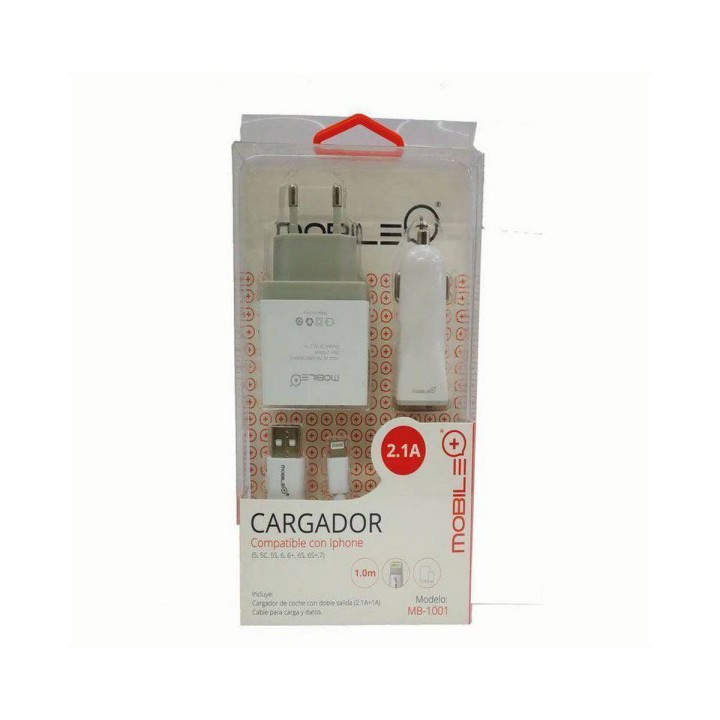 Cargador mobile+ iPhone MB-1001