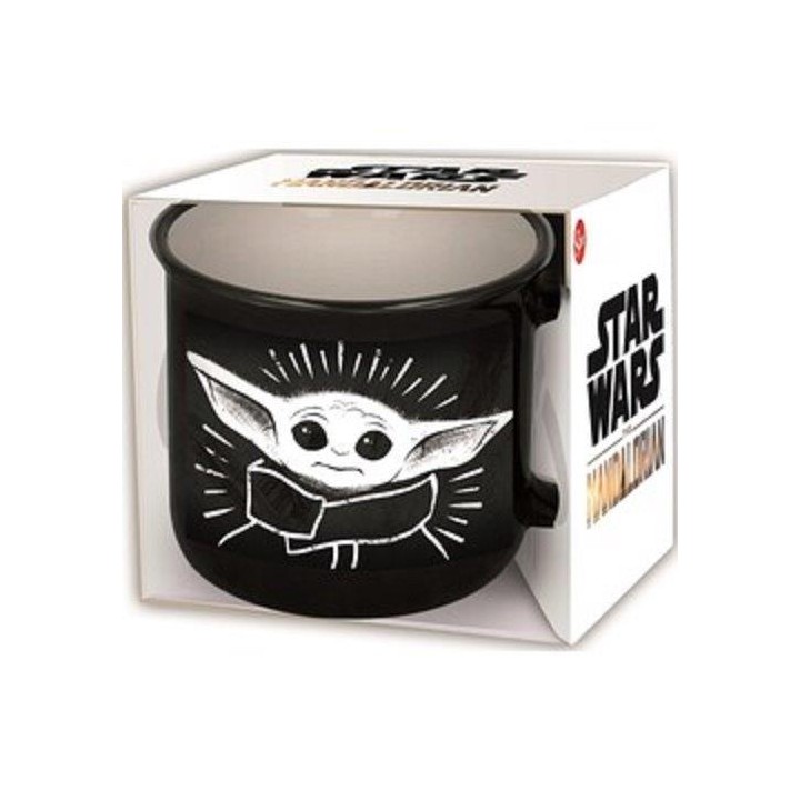 Taza desayuno 400ml. Star Wars Mandalorian Child Baby Yoda