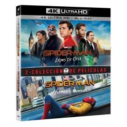 Pack spider-man: homecoming + lejos de casa (4k uhd + bd)