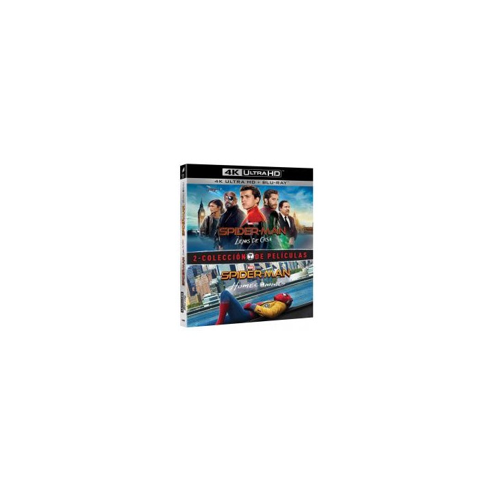 Pack spider-man: homecoming + lejos de casa (4k uhd + bd)
