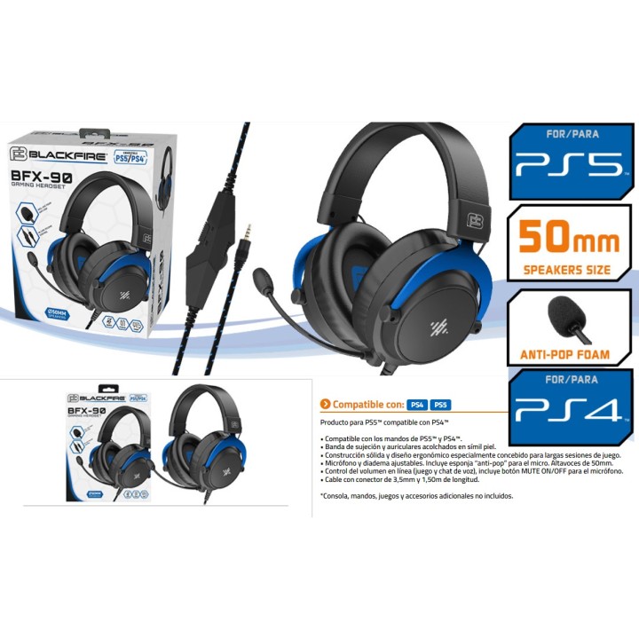 Headset BFX-90 PS5-PS4