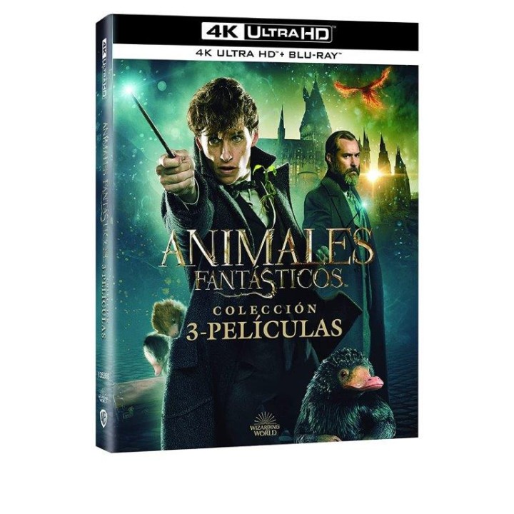 Animales Fantásticos - Colección 3 Películas Ultra HD - BD
