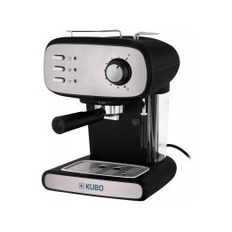 Kubo Cafetera Espresso, Presión 15 bar, Depósito Agua 1.2L, 850W, Vaporizador para capuchino o bebidas con leche, Limpieza Fácil