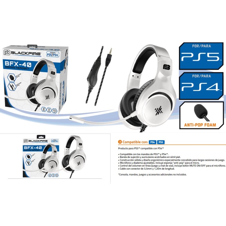 Headset BFX-40 PS5-PS4