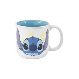 Taza ceramica Desayuno 400ML. Stitch palms