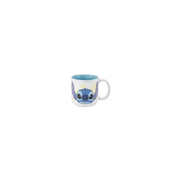 Taza ceramica Desayuno 400ML. Stitch palms