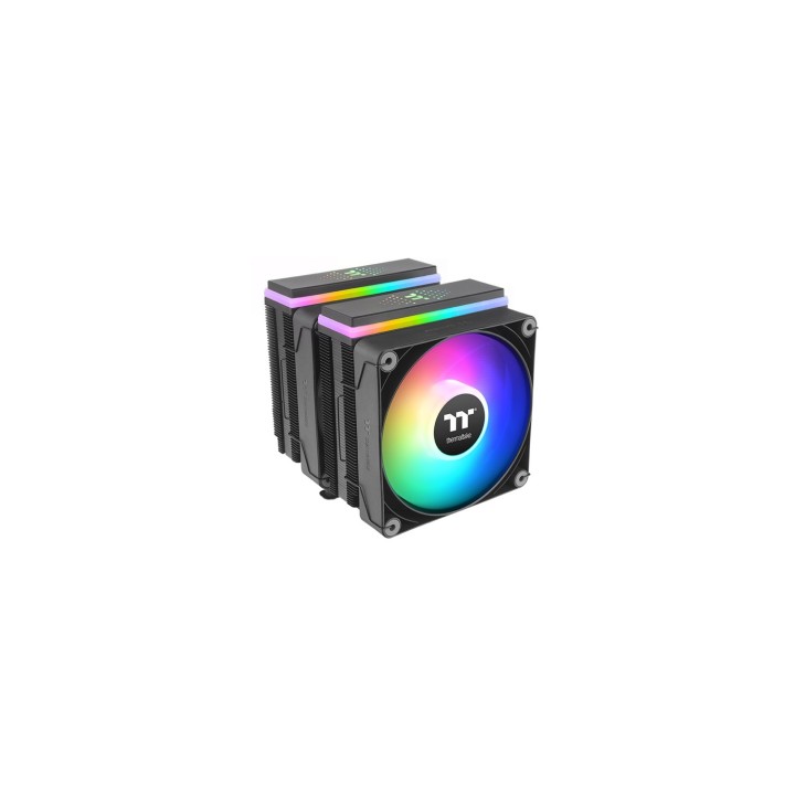 Thermaltake ASTRIA 600 Procesador Refrigerador de aire 12 cm Negro 2 pieza(s)