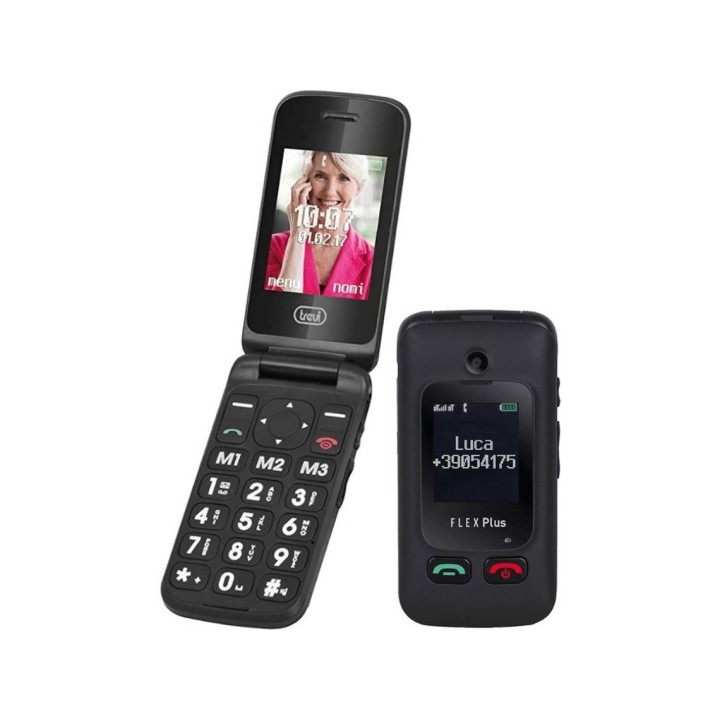 Telefono Móvil Senior Trevi Flex Plus 55 Negro 2,4