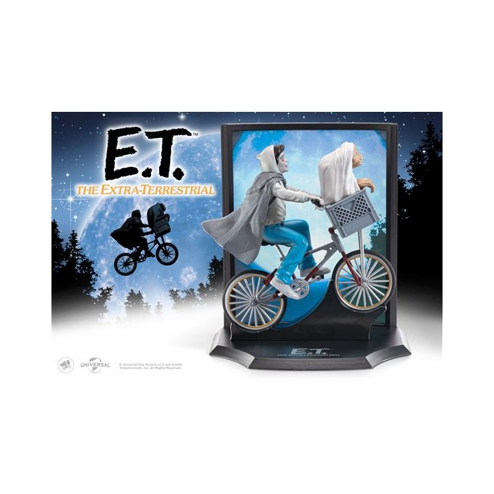Figura the noble collection toyllectible treasures et el extraterrestre et y elliot 13CM