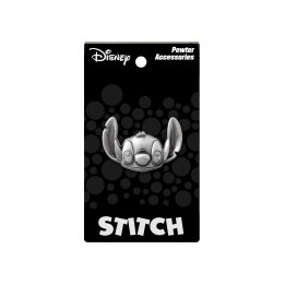 Stitch head pewter lapel pin