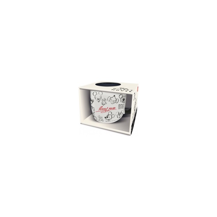 Taza cerámica elite 380ml Mickey Mouse vintage (en caja regalo)
