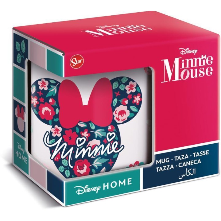 Taza cerámica 325ml Minnie garden (caja regalo)