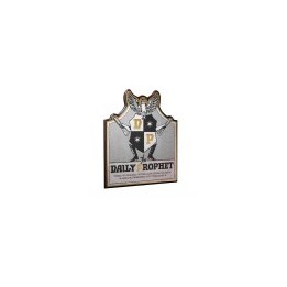 Placa Harry Potter daily prophet wall plaque