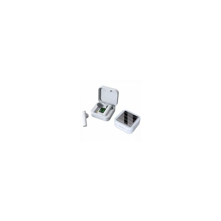 Auricular Denver TWS-62 Blanco con carga solar