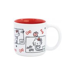 Taza ceramica desayuno 400ml hello kitty