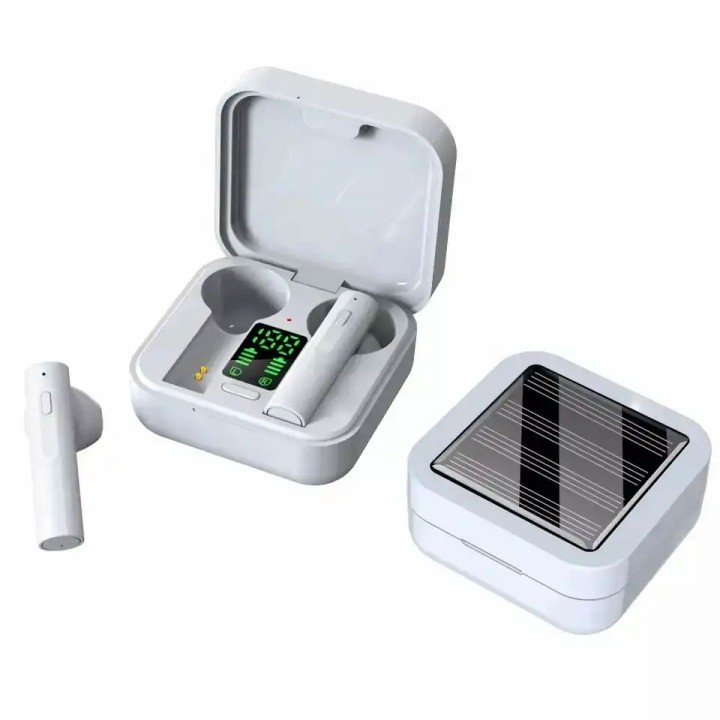 Auricular Denver TWS-62 Blanco con carga solar