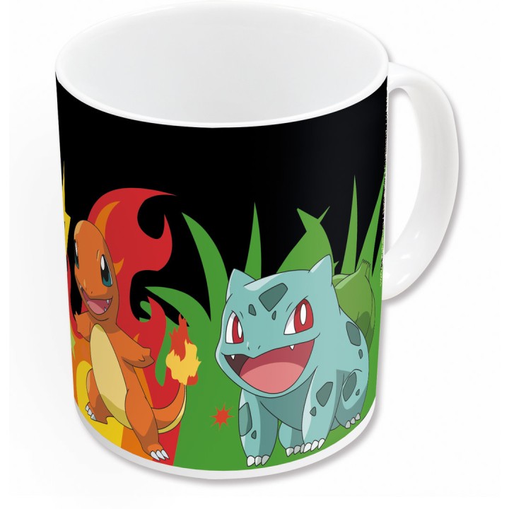 Taza cerámica Pokémon 325ml cambio color (en caja regalo)