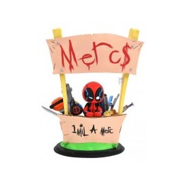 Marvel Animated Estatua Deadpool Merc For Hire