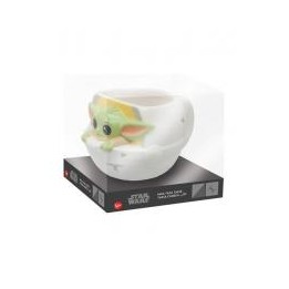 Taza ceramica 3d grogu (caja regalo)