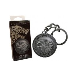 Llavero Metálico Escudo Stark Juego De Tronos The Noble Collection