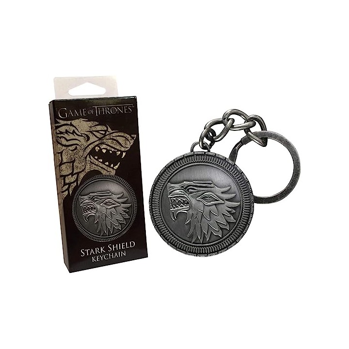 Llavero Metálico Escudo Stark Juego De Tronos The Noble Collection