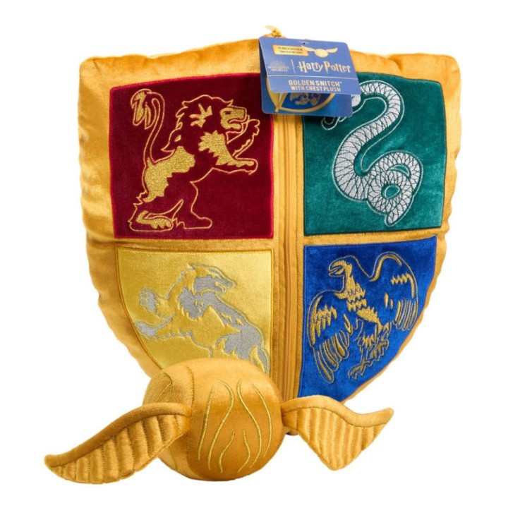 Almohada Harry Potter - golden snitch plush crest