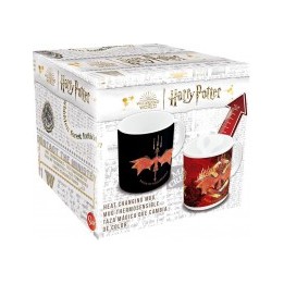 Taza cerámica Harry Potter 325ml cambio color (en caja regalo)