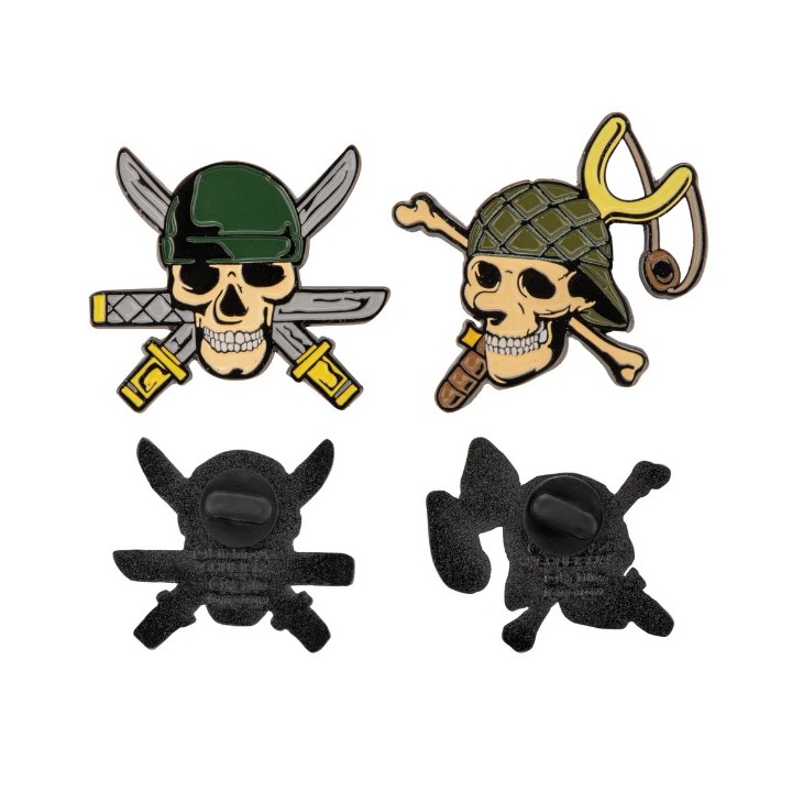Juego de 2 alfileres One Piece Roronoa Zoro & Usopp