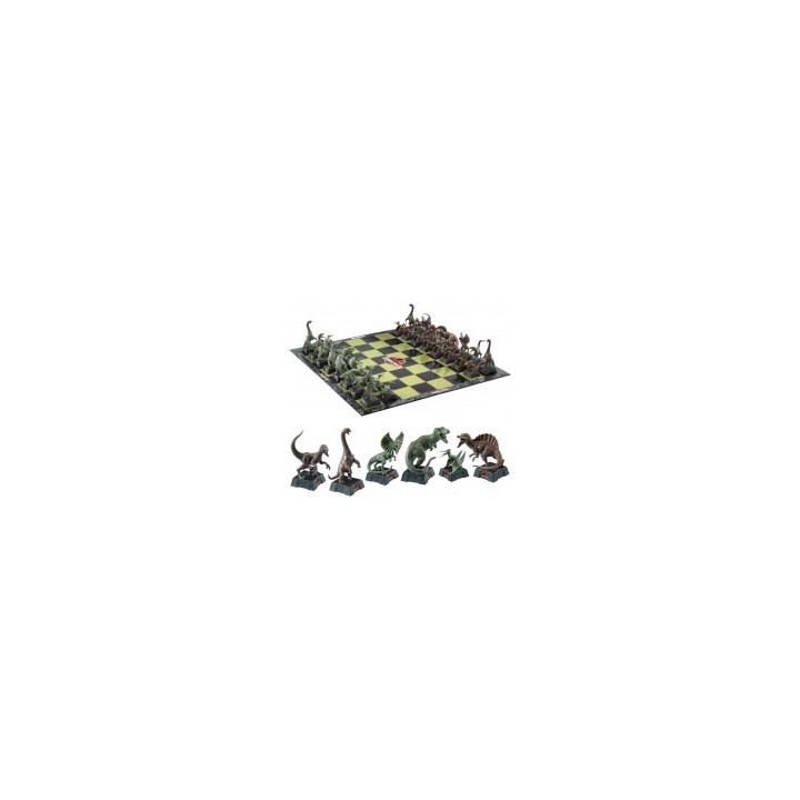Jurassic Park Chess Set ajedrez The Noble Collection