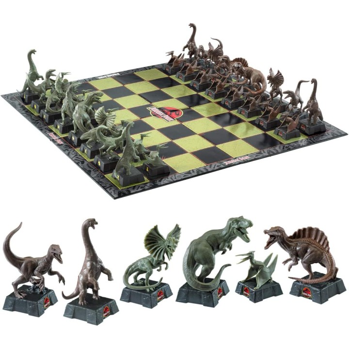 Jurassic Park Chess Set ajedrez The Noble Collection