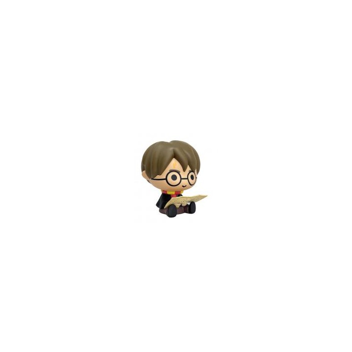 Figura Hucha Chibi Harry Potter y El Mapa del Merodeador