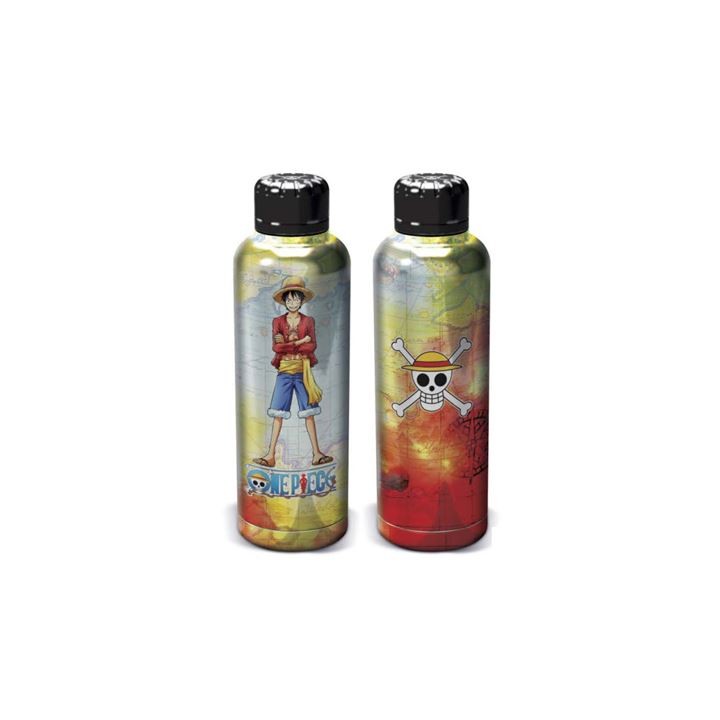 Botella Termo Acero Inoxidable One Piece Mapa 515ml