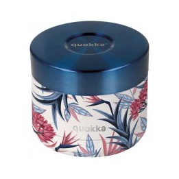 Quokka Blue Garden 360 ML Recipiente Hermético Térmico Para Comida De Acero Inoxidable