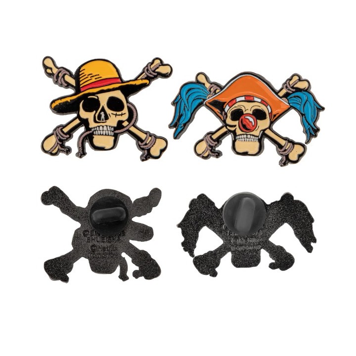 Juego de 2 alfileres Luffy & Buggy