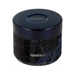 Quokka Recipiente Comida Termico Acero Inoxidable Whim Black Marble 369 ML
